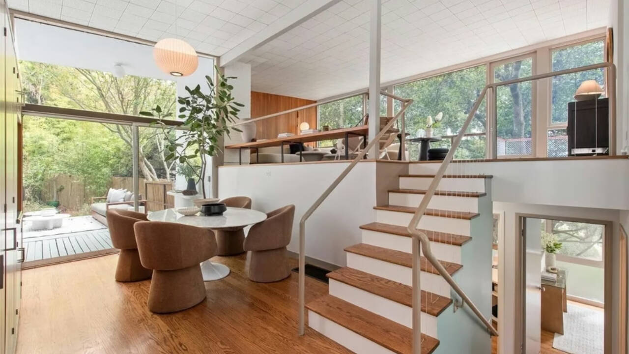 Arthur Frederic Kip and his wife, Joan, owned the house from its construction in 1952 until 2013. Arthur Frederic Kip and his wife, Joan, owned the house from its construction in 1952 until 2013.