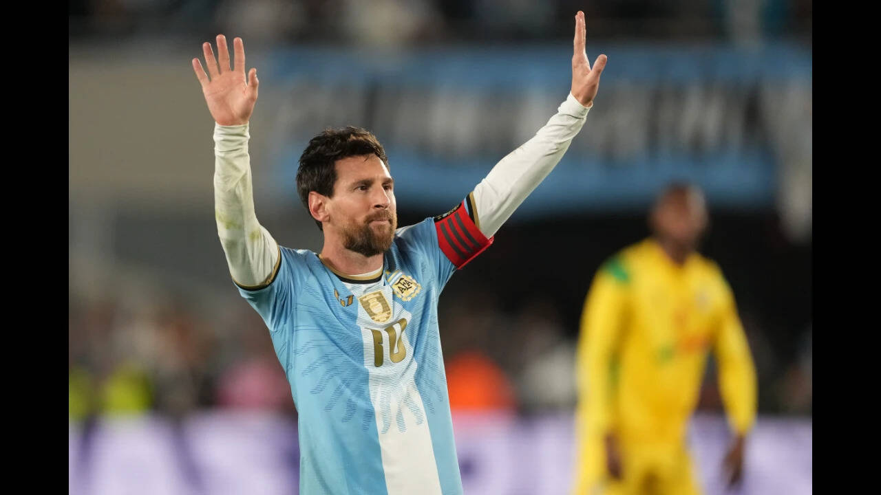 Argentina Messi Farewell Soccer