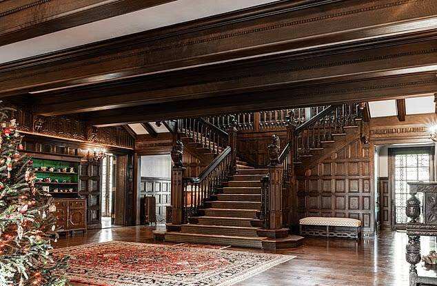 The couple’s 21,000-square-foot Lake Erie mansion is located in Bratenahl, Ohio.