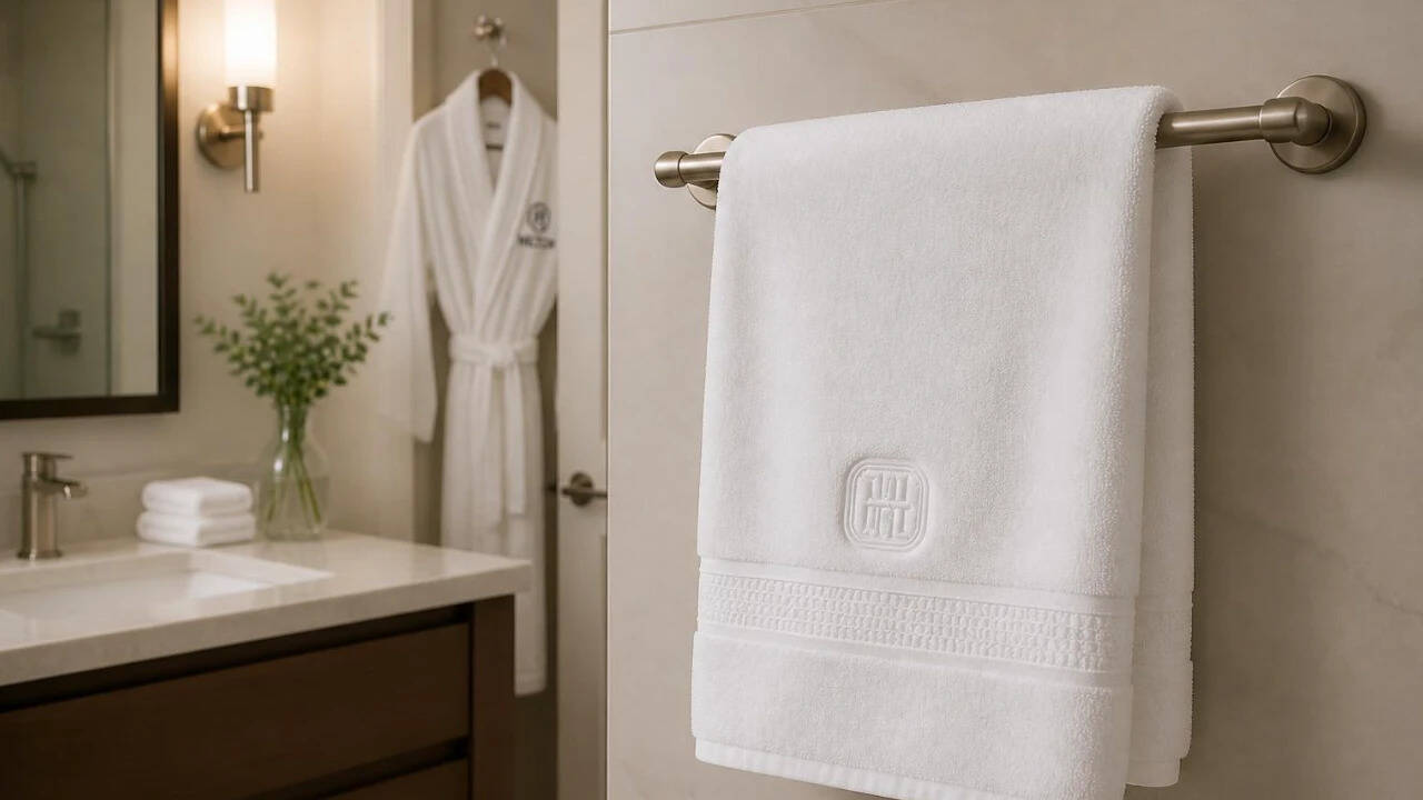 Why do hotel towels have those horizontal stripes near the edges? The real reason behind that familiar design.<br>