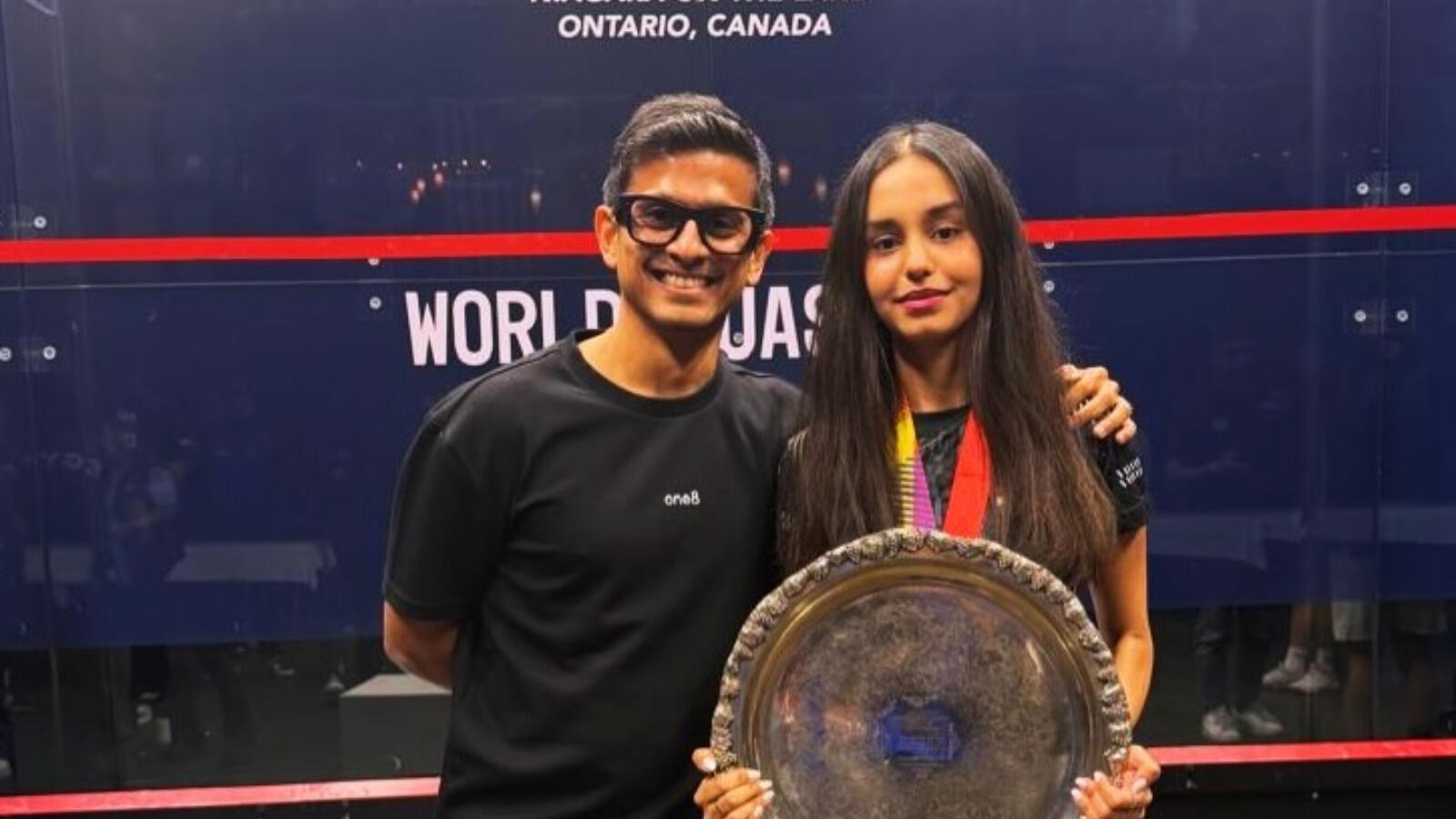 Anahat Singh with Sourav Ghosal