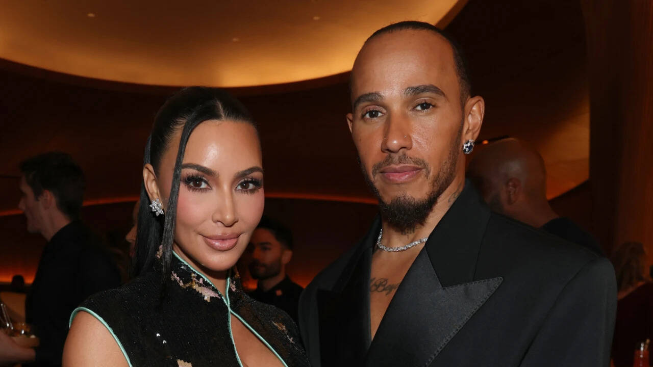 Kim Kardashian Lewis Hamilton