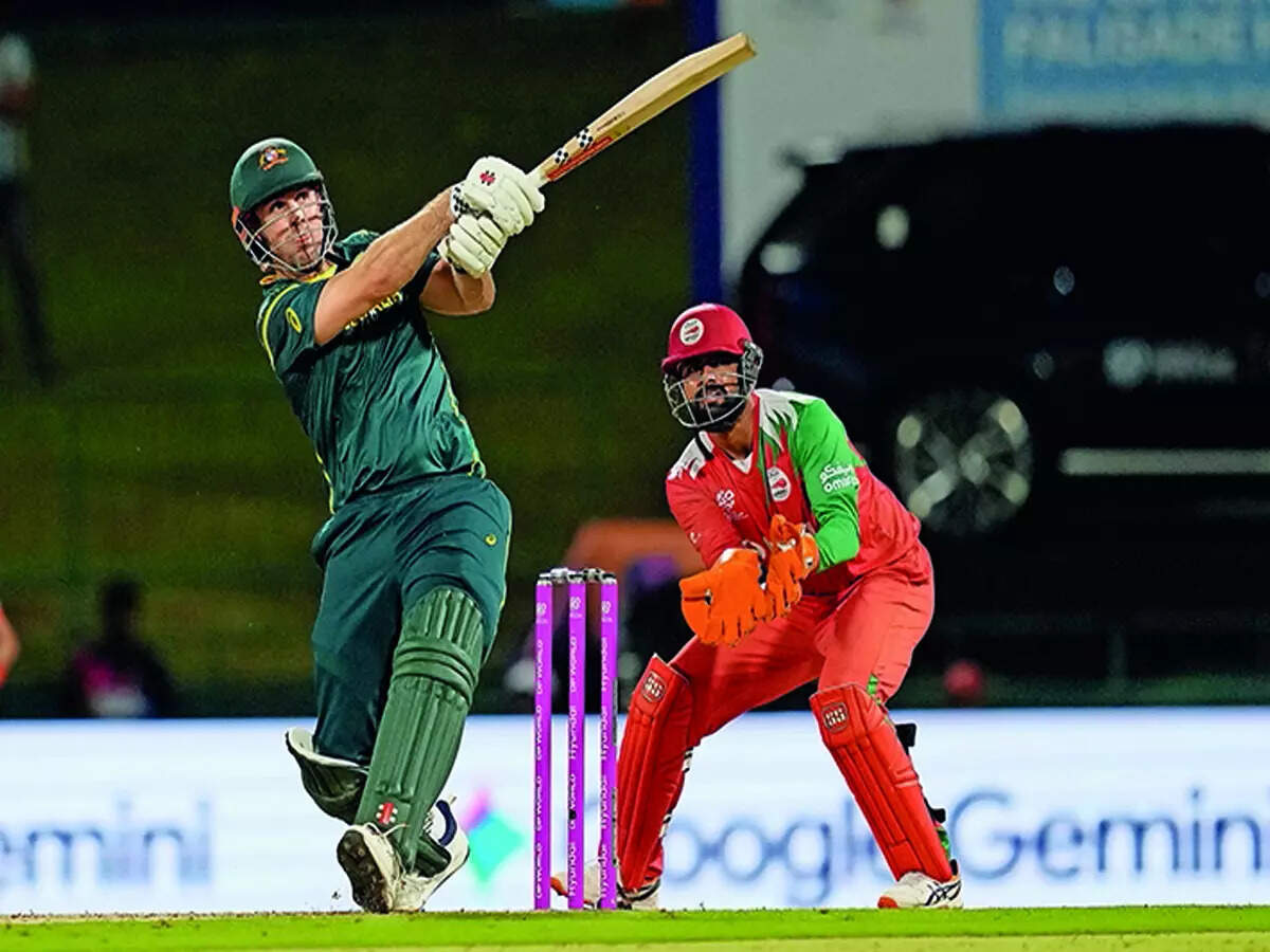 T20 World Cup: Marsh powers Australia to crushing win over Oman
