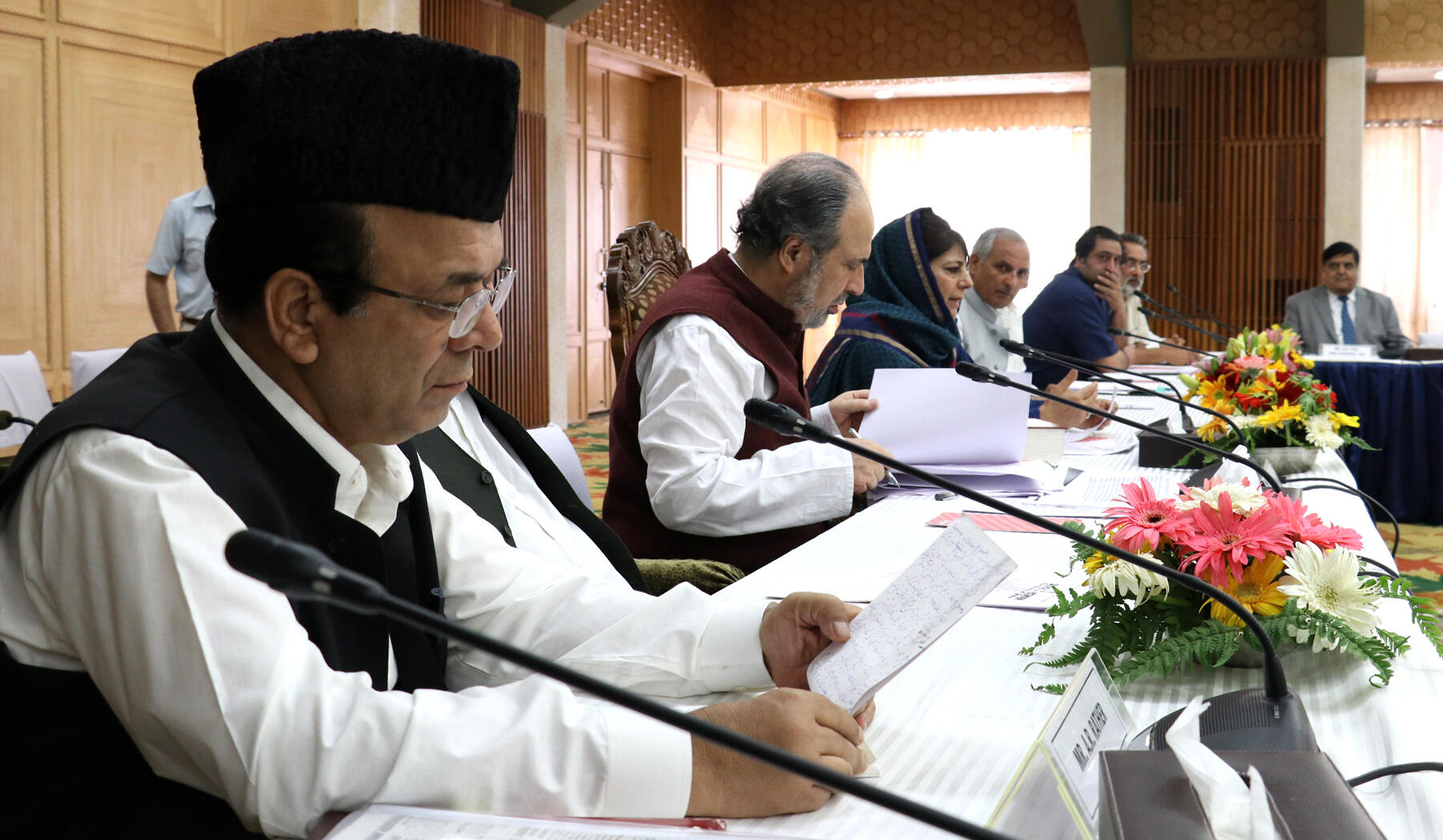 kashmir all party Jammu and Kashmir All Party Meeting Broader consensus emerges on extension