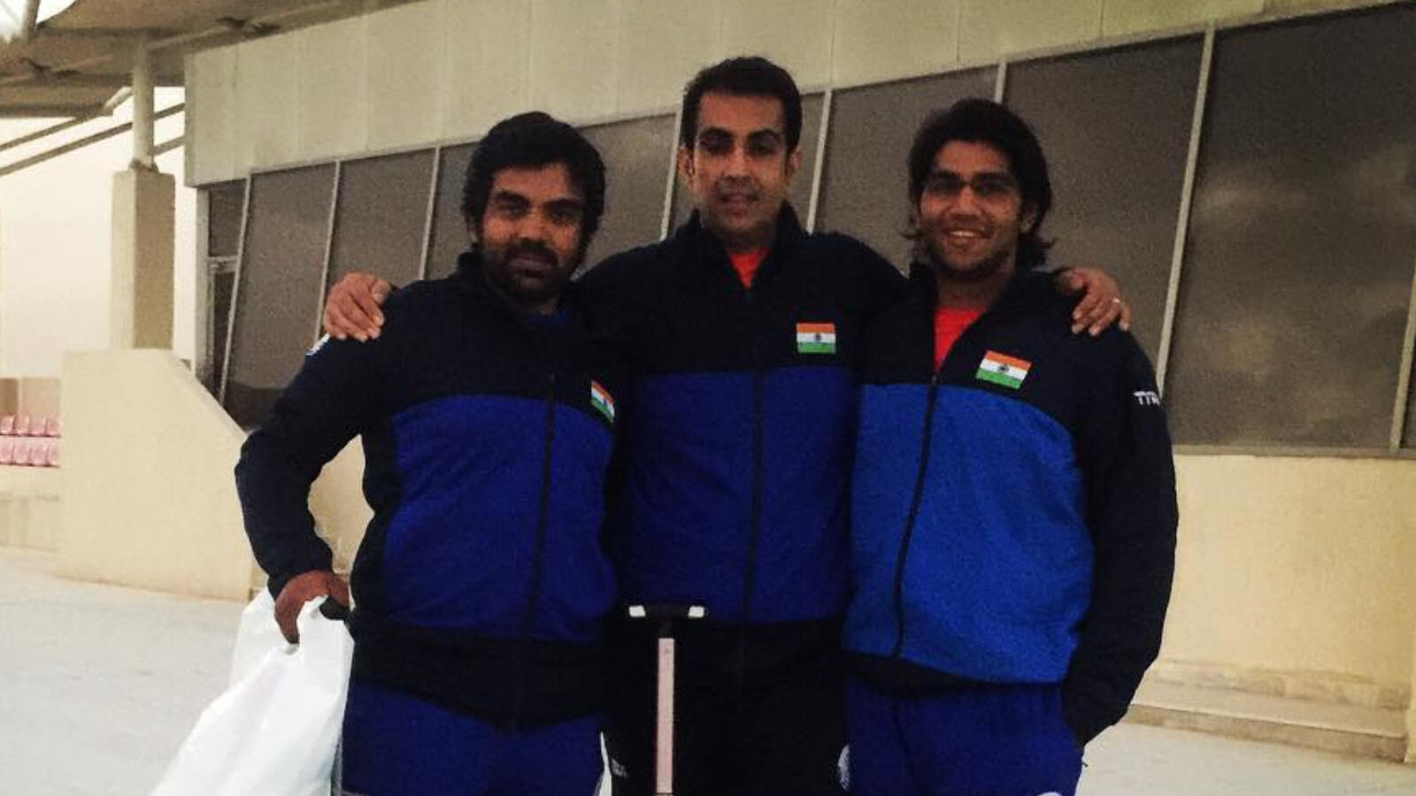 Kynan Chenai with Manvjit Singh Sandhu and Prithviraj Tondaiman
