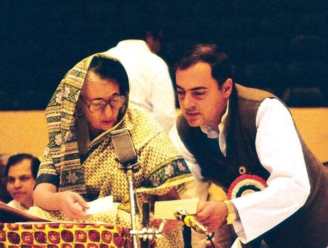 Rajiv, Indira
