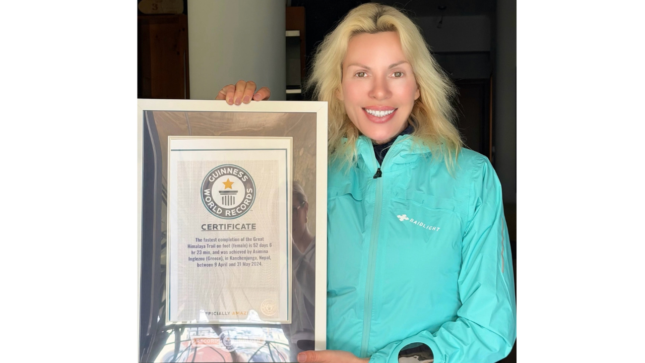 Asimina Inglezou crossed Nepal's Great Himalaya Trail on foot in 52 days<br>