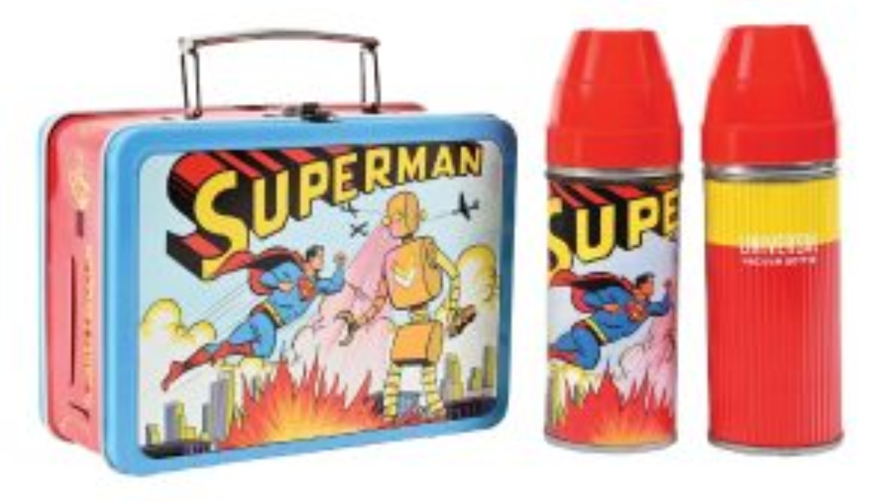 The Superman lunchbox stood out in a $1.8 million collectibles sale<br>