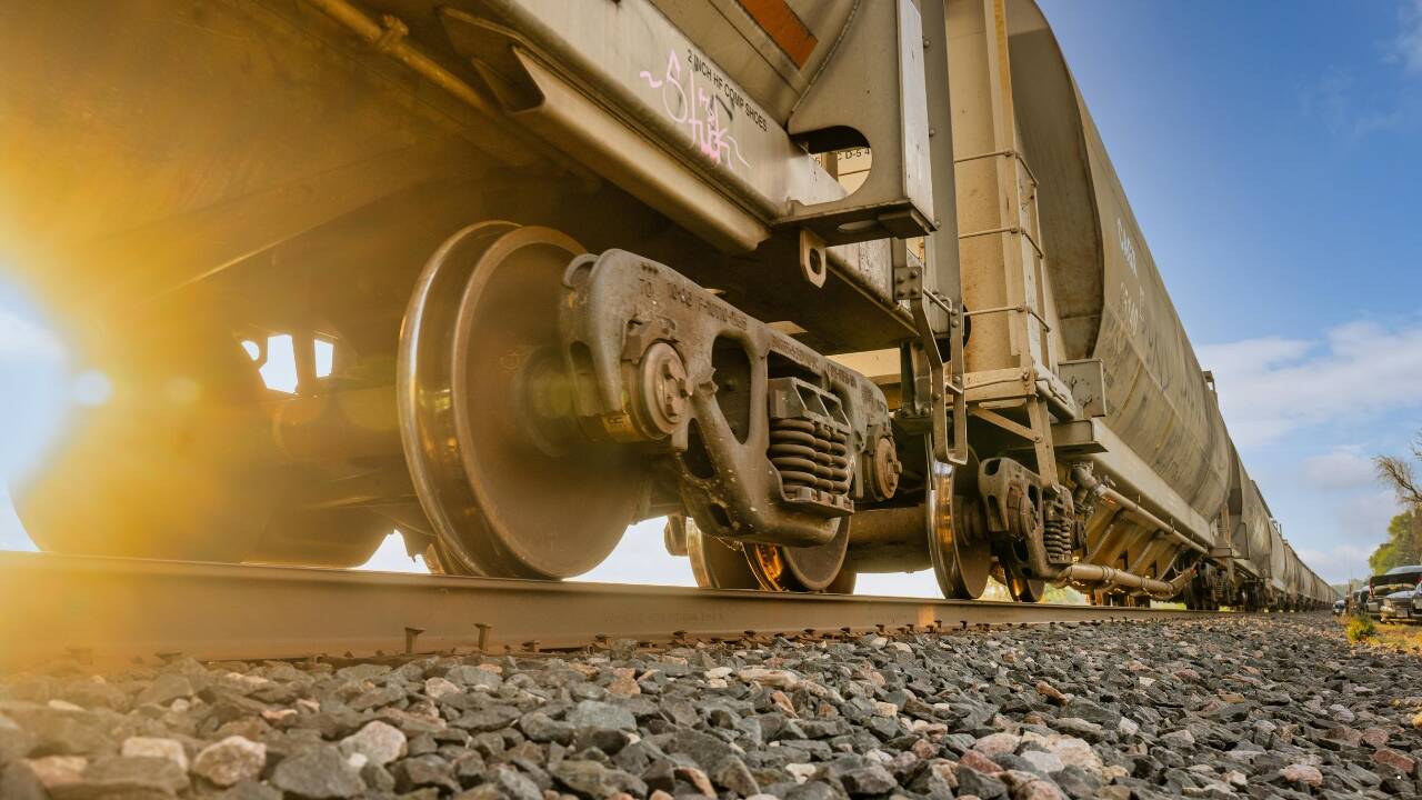 Why aren't the train wheels perfectly round?