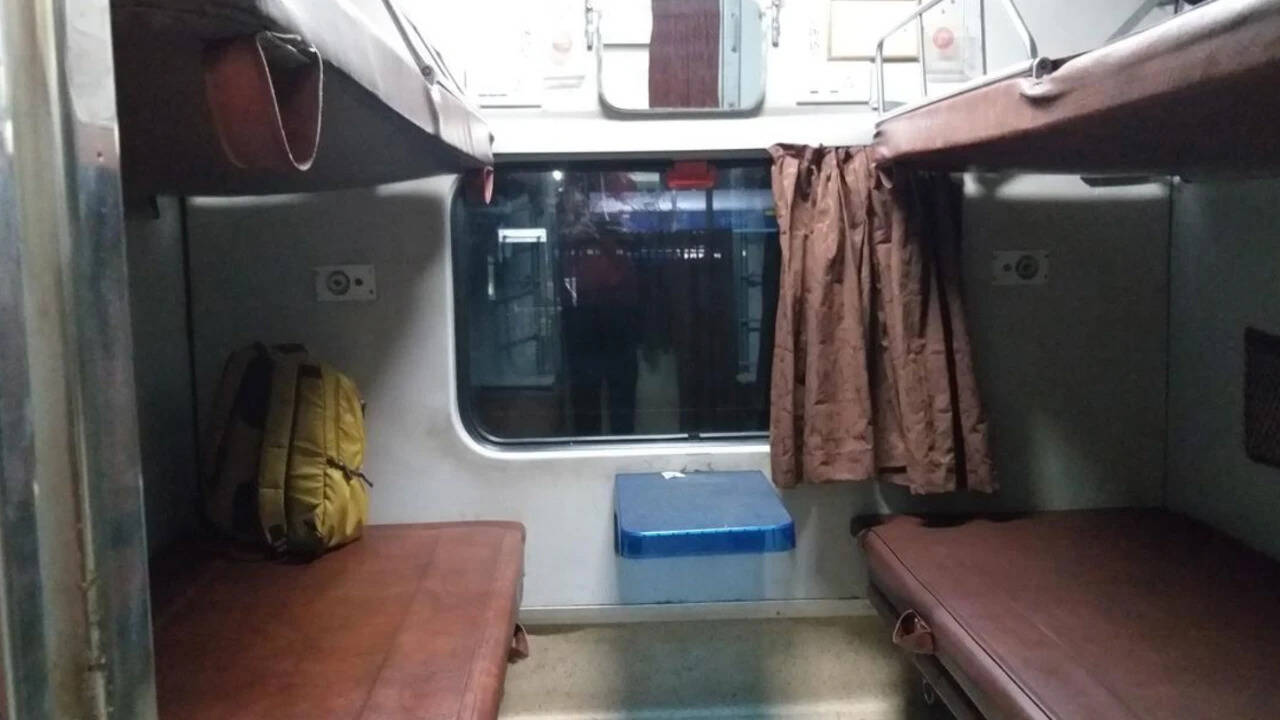Train Inside Out Style Inside Duronto Express First AC: What a ₹4,000 Goa-to-Mumbai train ...