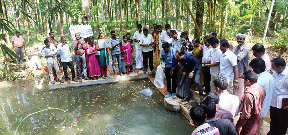 Dakshina Kannada Karnataka Dakshina Kannada Learning To Fish In Check Dam Water