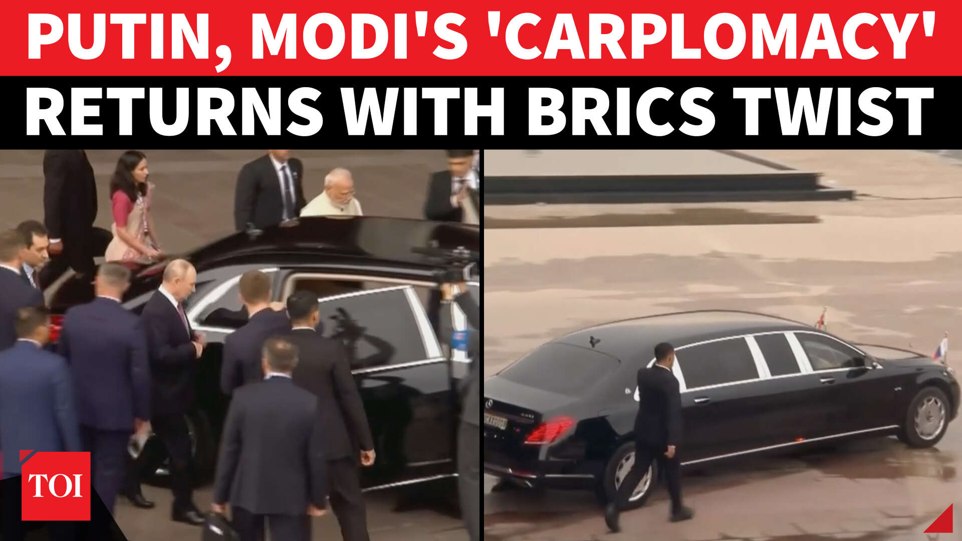 VIRAL: Putin-Modi’s ‘SECRET’ Car Ride STUNS World Again! BRICS ‘Carplomacy’ In Full Focus | Watch