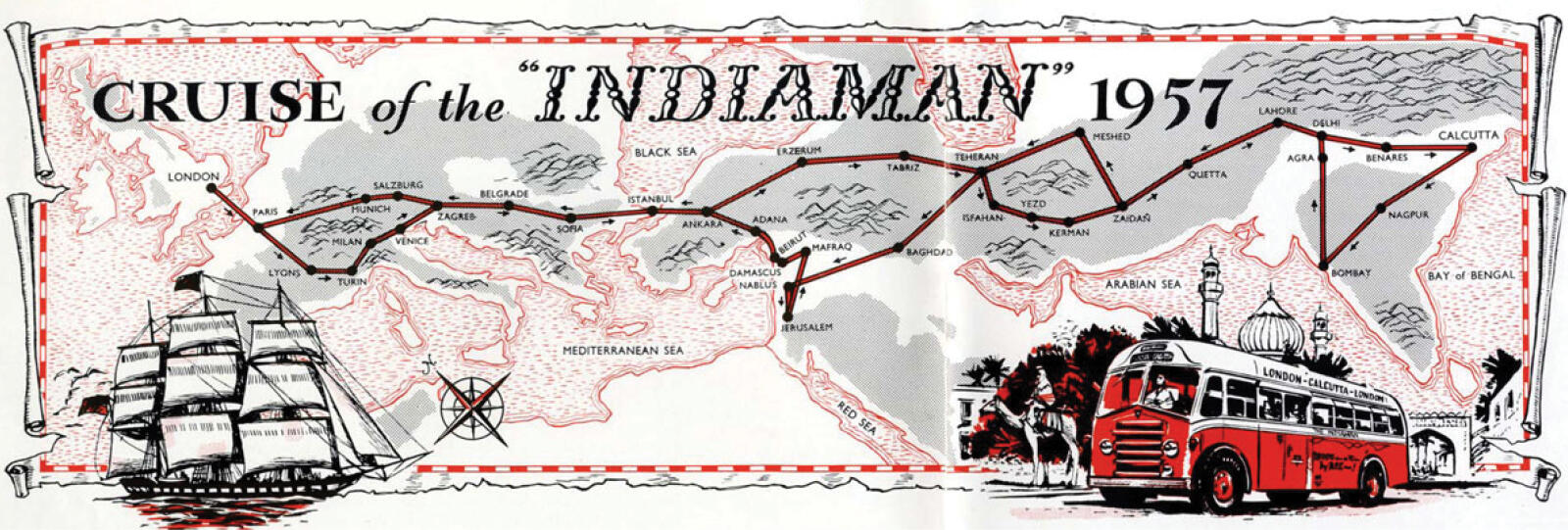 Kolkata To London Road Map Kolkata London Bus Service: When You Could Travel From Kolkata To London By  Road | India News - Times Of India