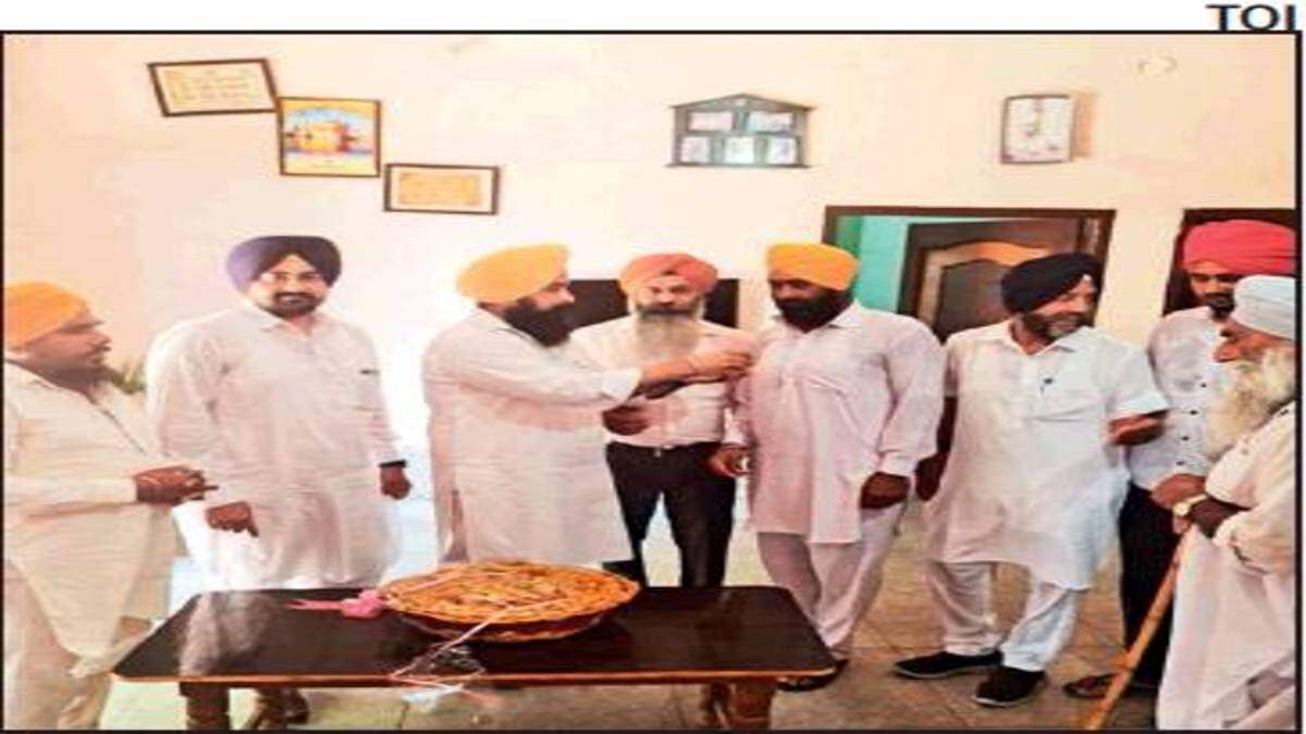 Kamalpreet’s family and friends celebrate on Saturday