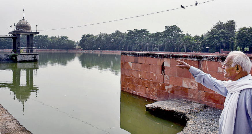 Khera Kalan village is known for its pond, a village elder explains