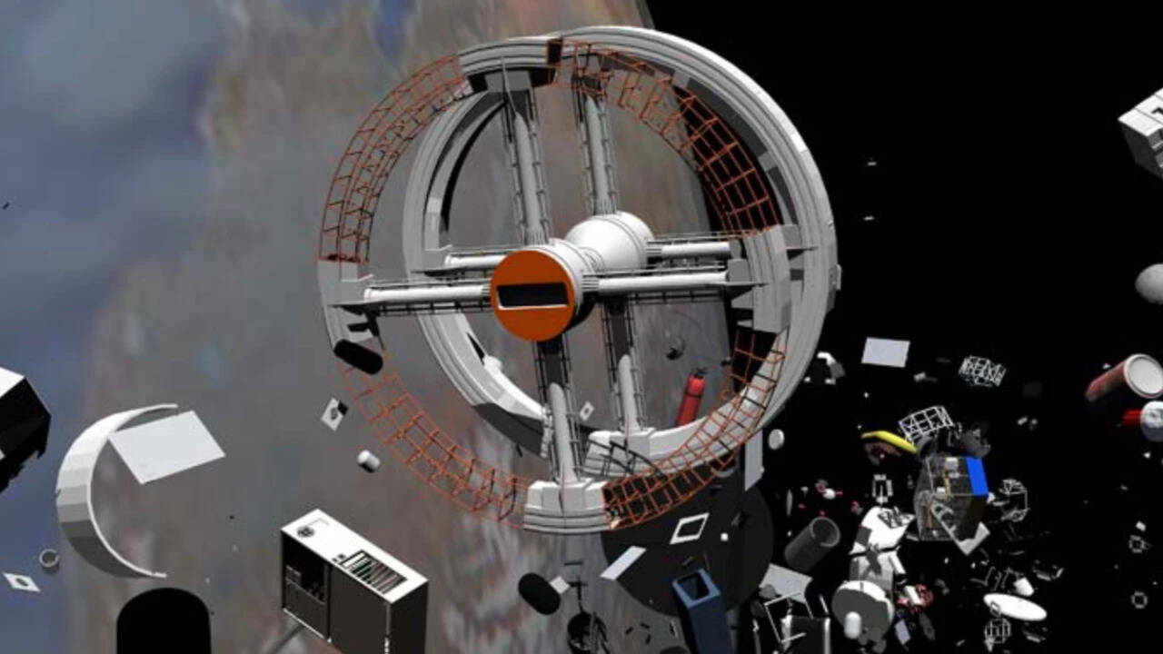 The UK is planning to send giant robotic claws into orbit to grab two dead satellites and drag them into Earth’s atmosphere to burn up, a first-of-its-kind clean-up mission due to launch in 2029, and the public can help name it<br>