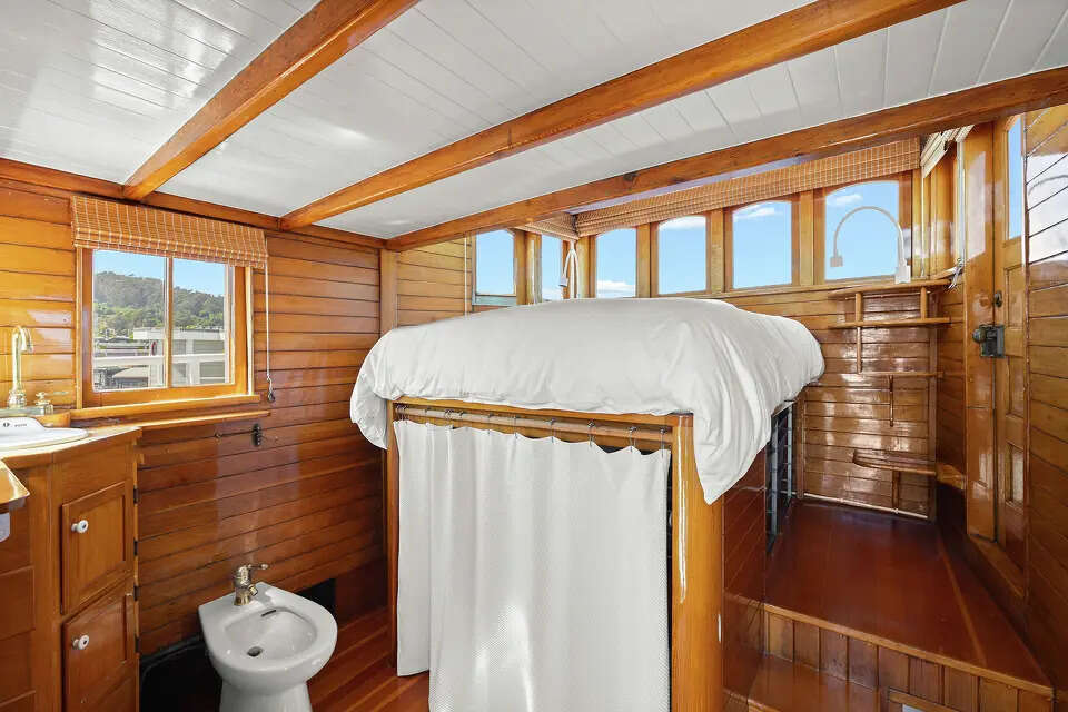 This 1912 tugboat spent decades being restored into a floating home.