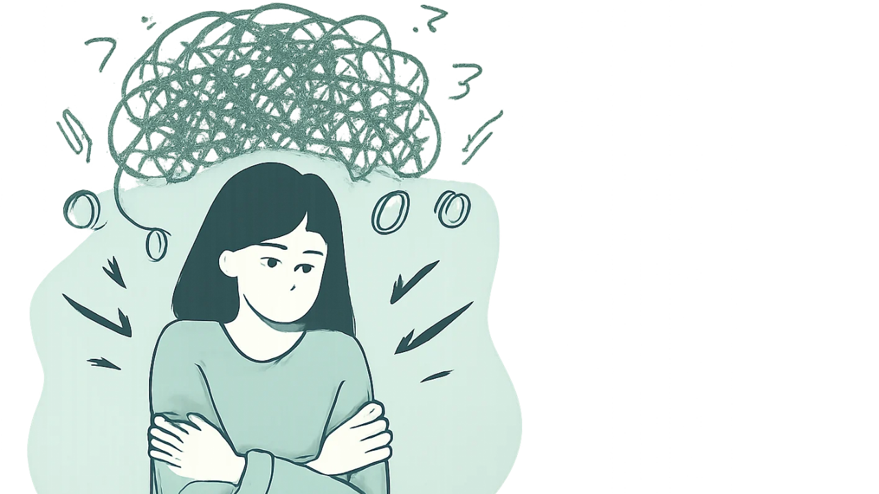 Anxious person