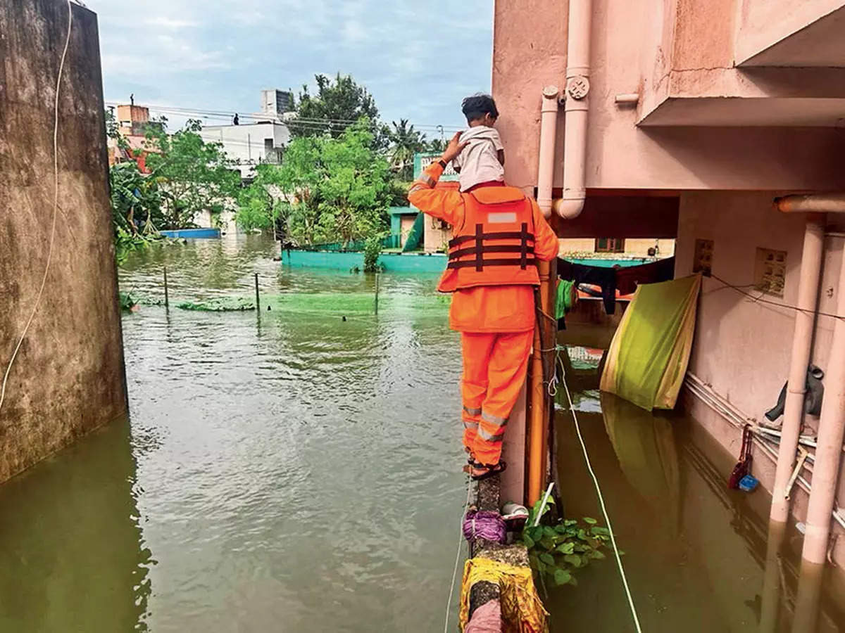 Heavy rains leave at least 12 dead before storm Michaung makes landfall on  India's southeast coast