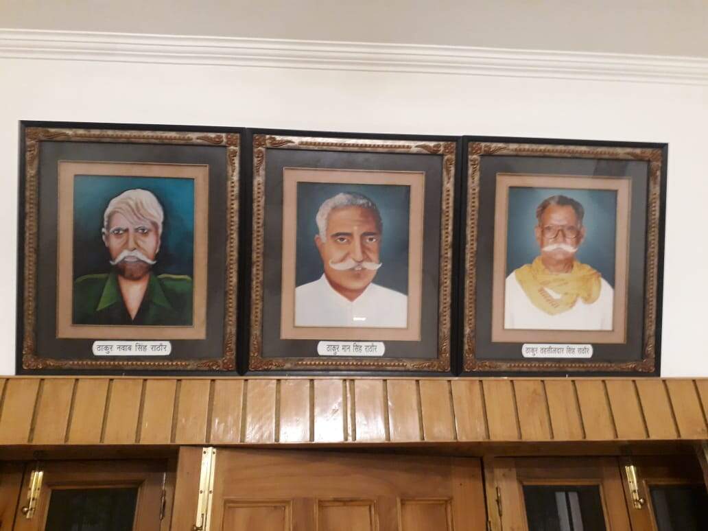 From left Nawab Singh, Maan Singh and Tehsildar Singh
