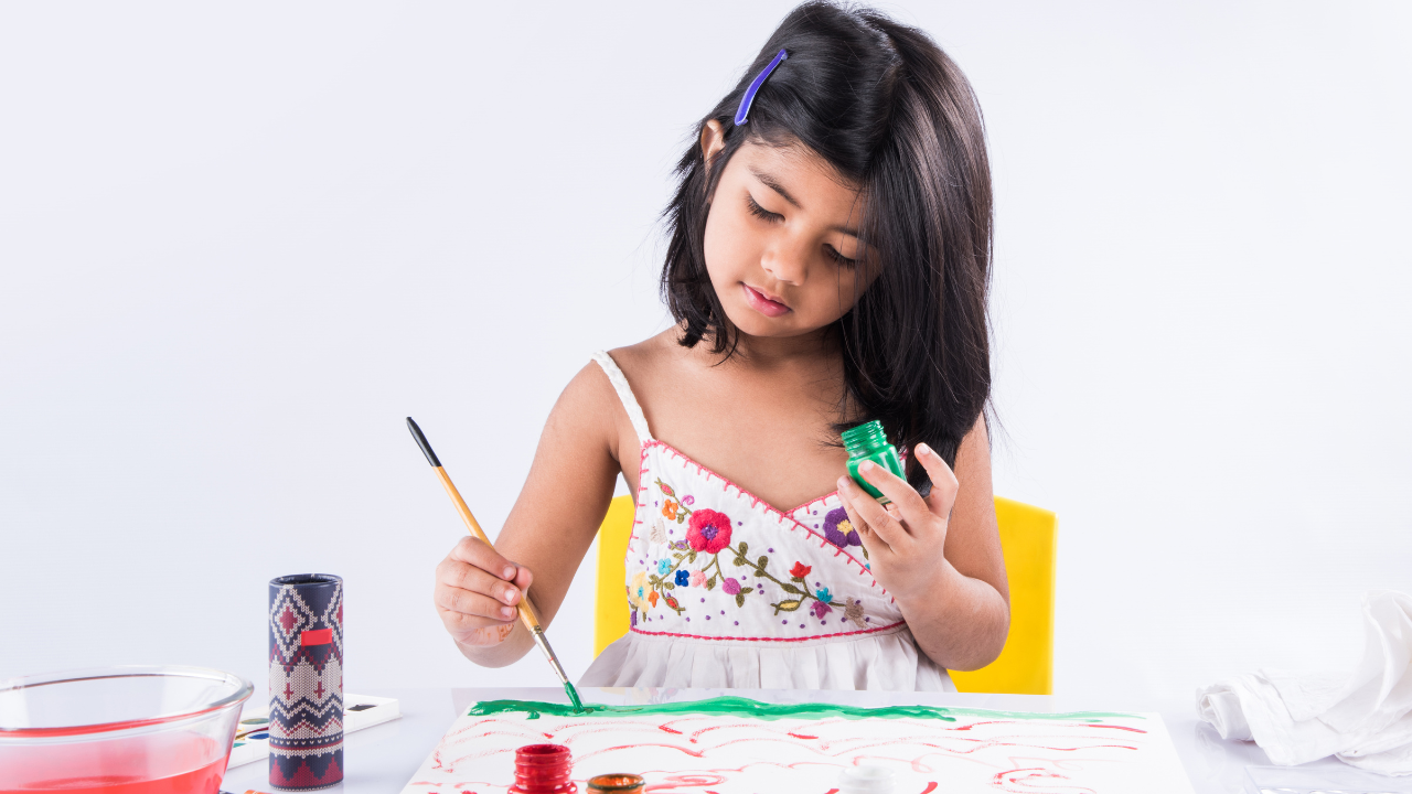 Parents can help children learn that an imperfect drawing does not mean they have failed.