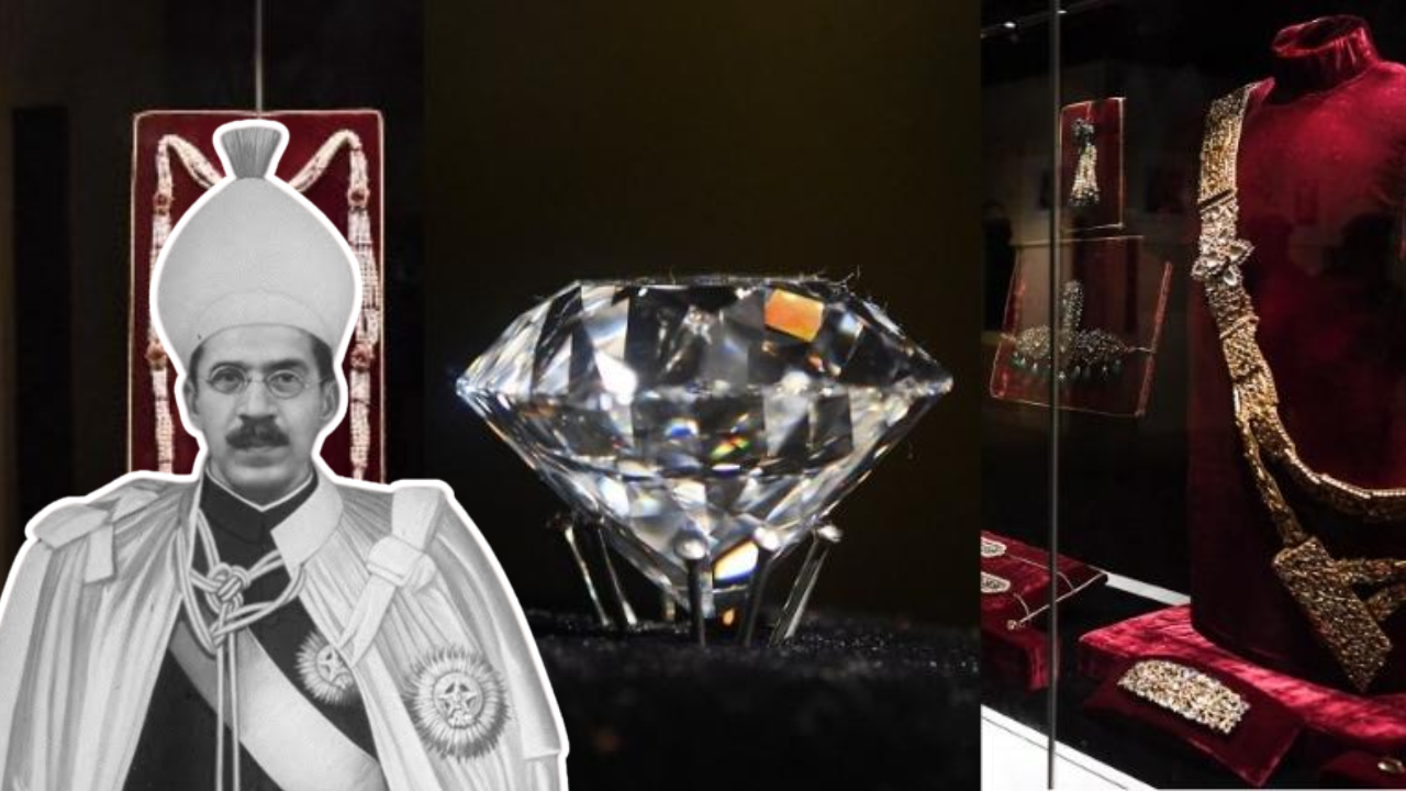 The diamond weighs approximately 184.5 carats and is one of the largest polished diamonds in the world.
