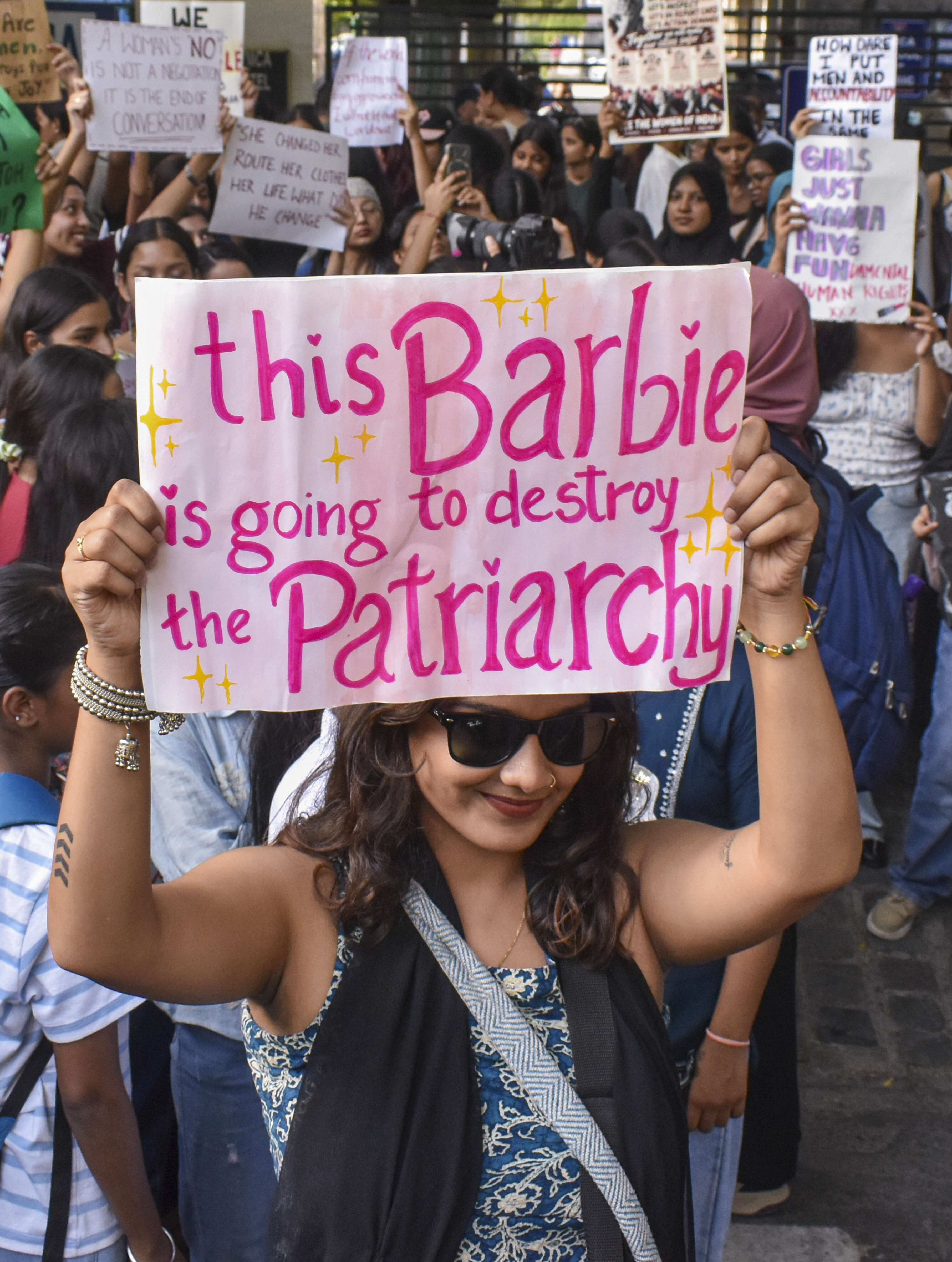 Protest on women's safety in Delhi