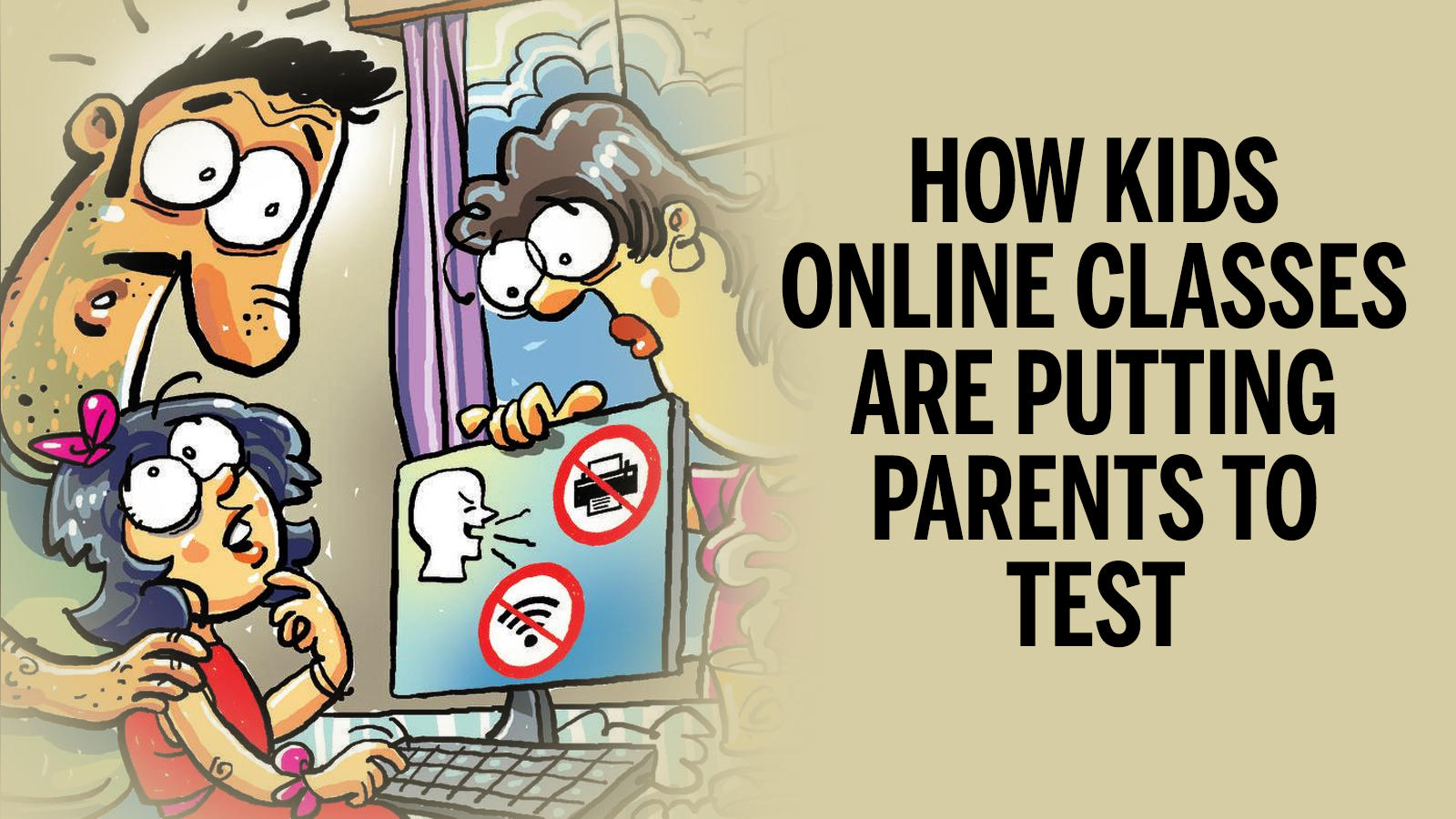 How Kids Online Classes Are Putting Parents To Test Times Of India