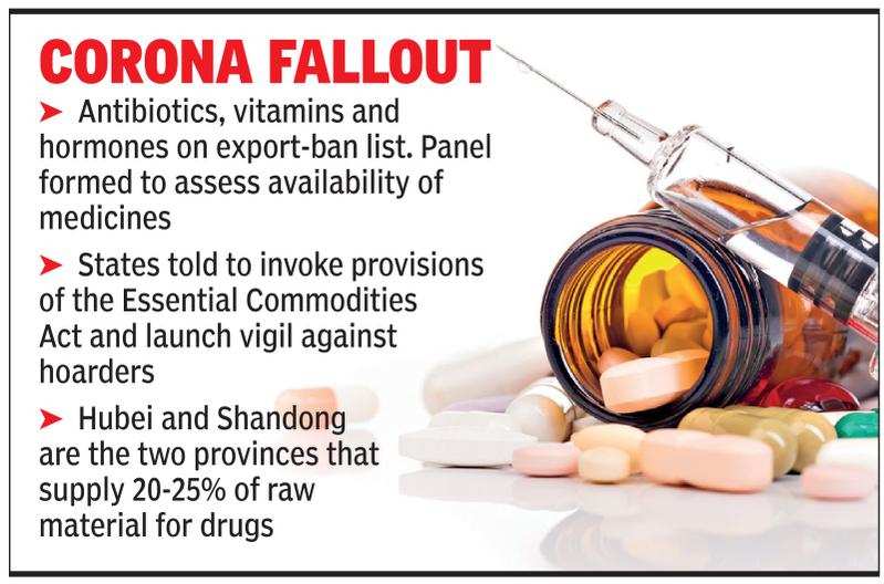 Coronavirus Outbreak: Government Mulls Export Ban On 12 Essential Drugs ...