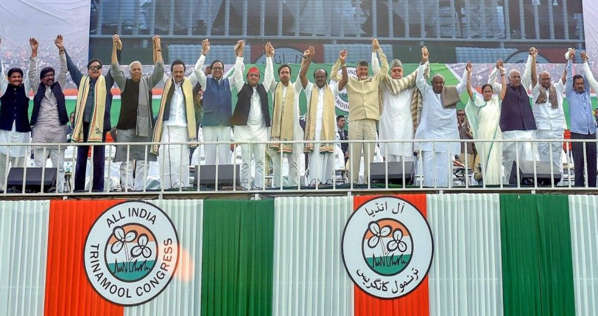 Several opposition party leaders came together ahead of the 2019 general elections to form a 'third front' against the ruling BJP. (Photo credit: PTI)