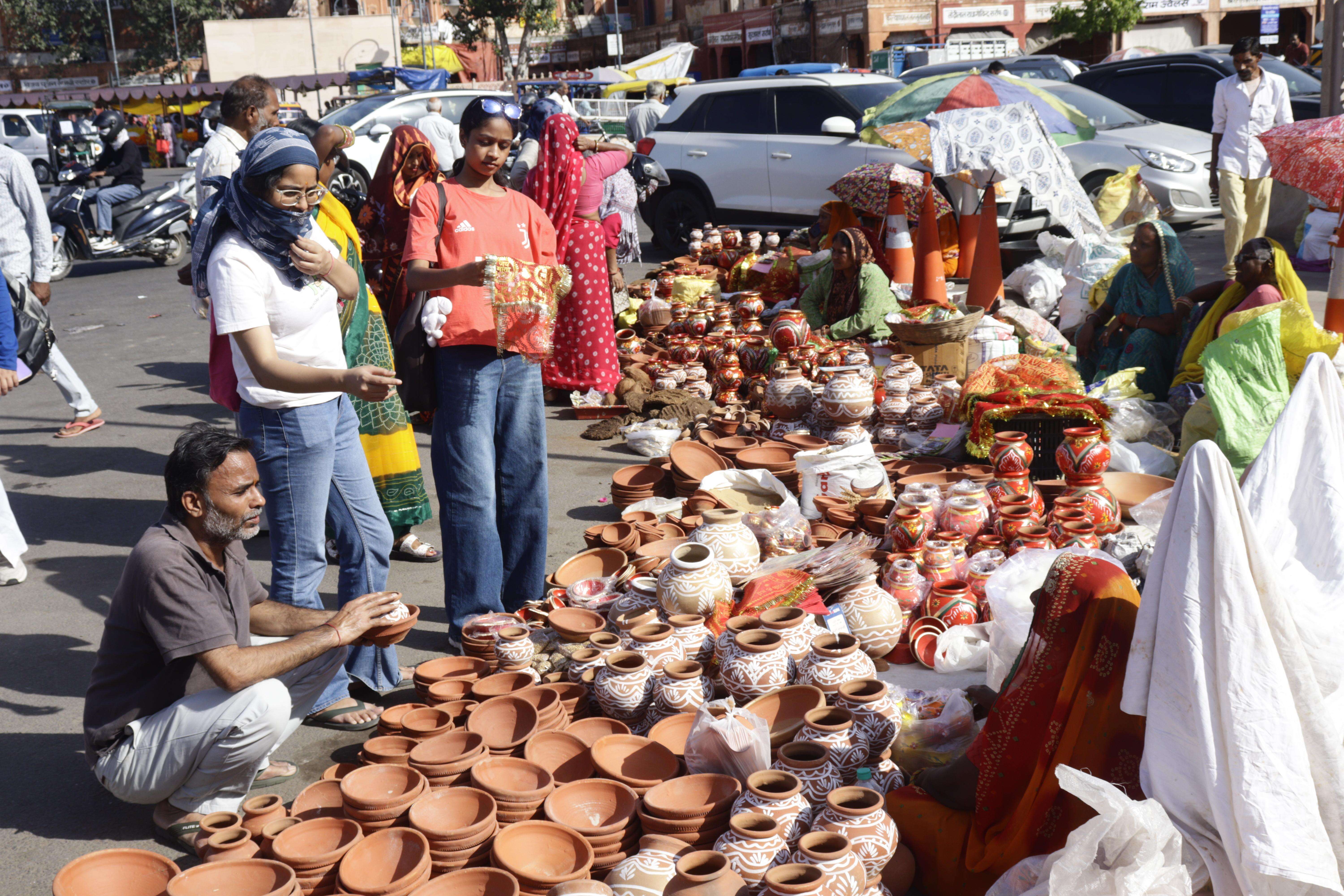 Preparation at Sheela Mata temple at Amber Fort ahead of Navratri Festival (11).jpeg