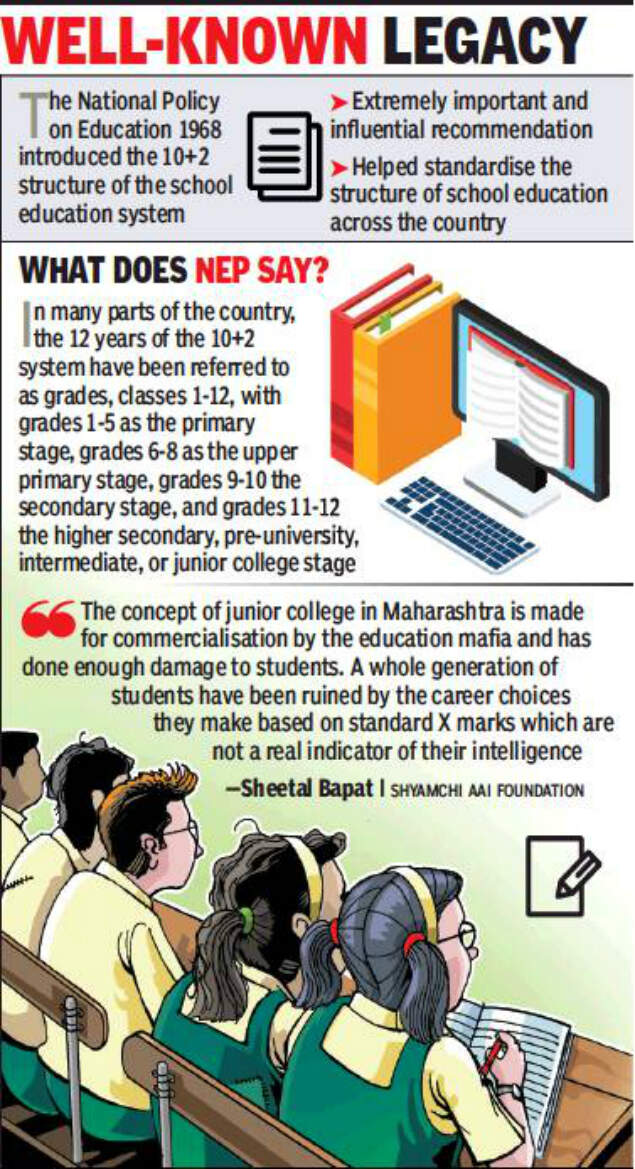 Education policy moots schooling up to standard XII Pune News Times