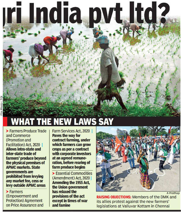 farm-laws-creation-of-agriculture-india-private-ltd-chennai-news