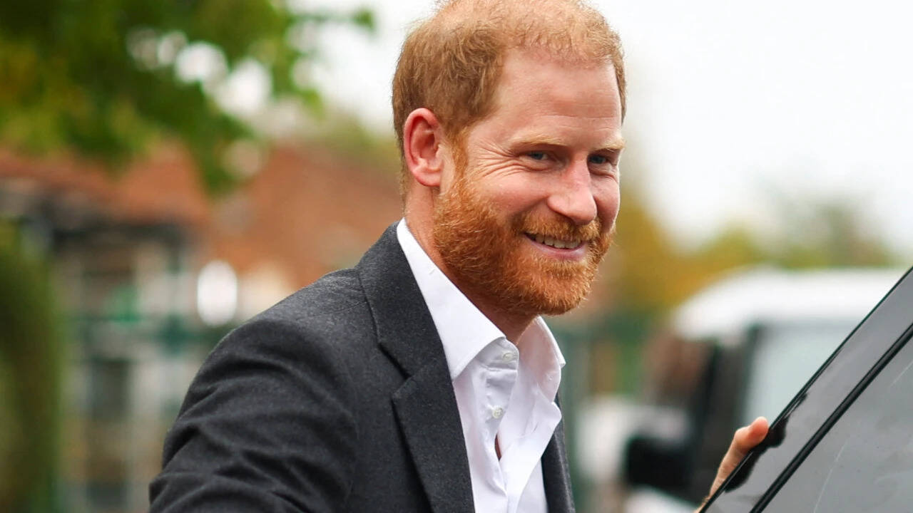 Britain's Prince Harry and Meghan, the Duke and Duchess of Sussex, visit Nottingham