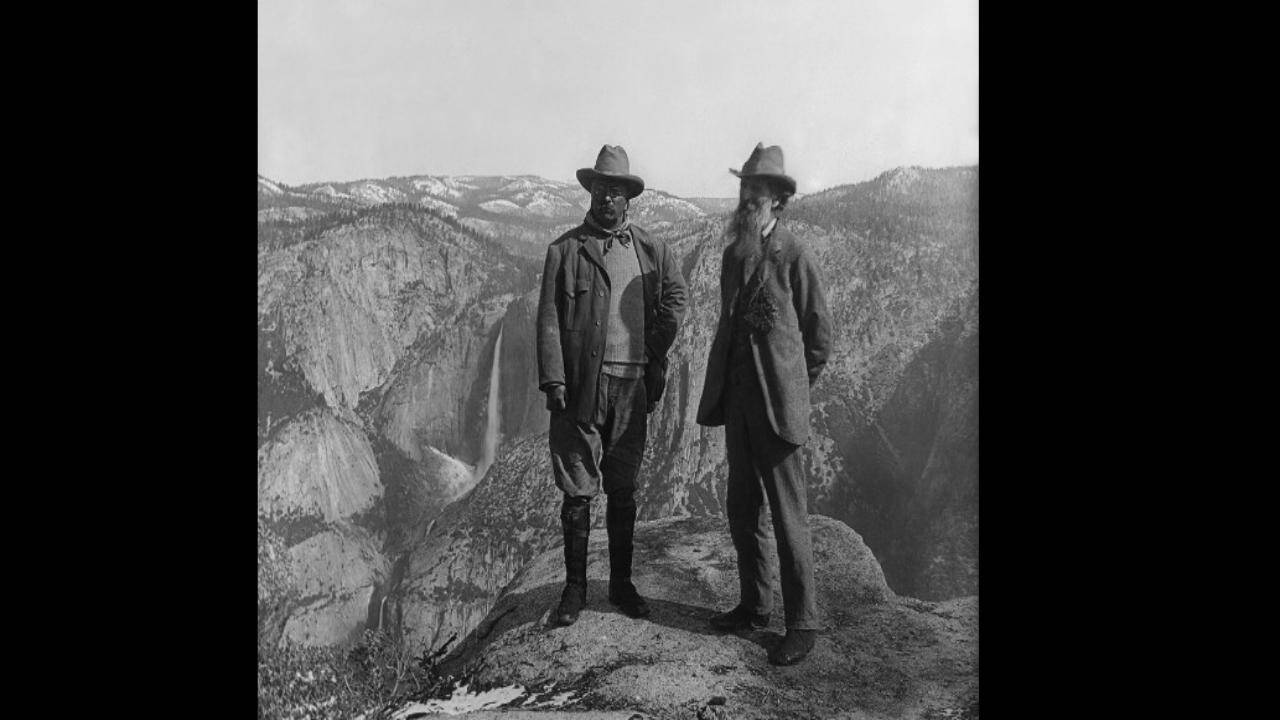 Roosevelt and Muir in 1903