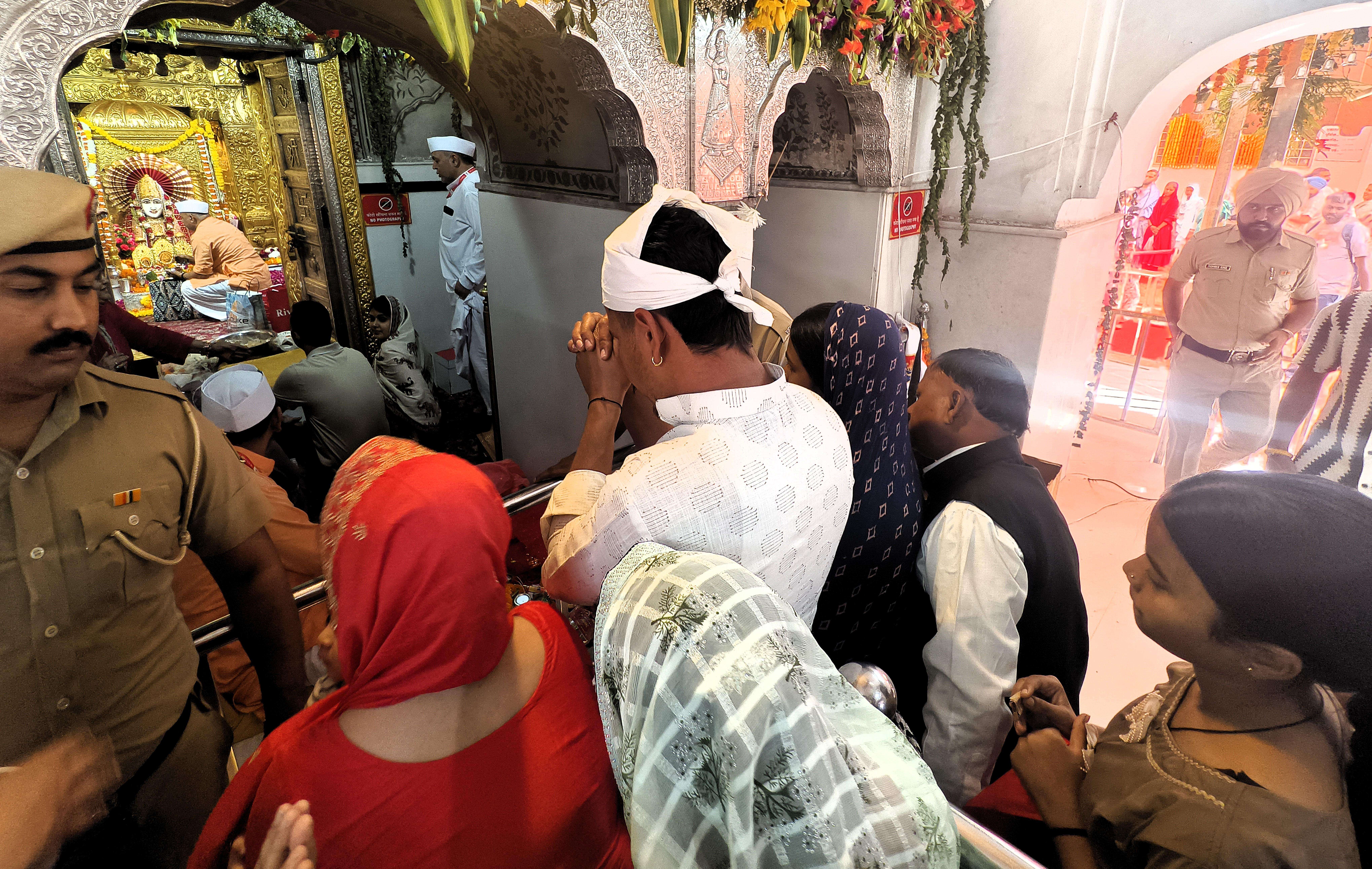19 Oct  Devotees Throng Mata mansa Devi Temple As Maha Asthmi and Maha navami Coincide (5).jpg