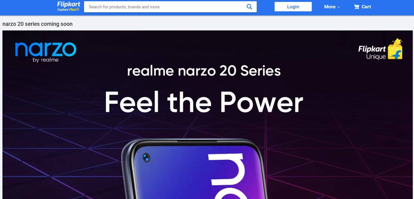 realme narzo a20 flipkart