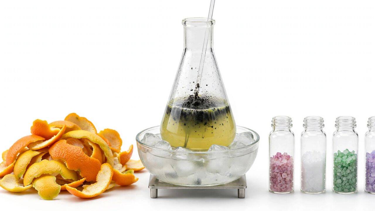 Fruit peel waste helps extract metals from old lithium-ion batteries