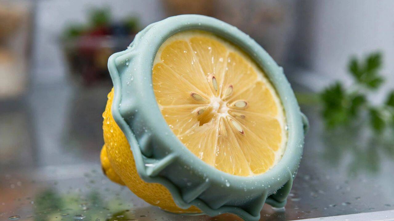 Use a reusable silicone food cover<br>