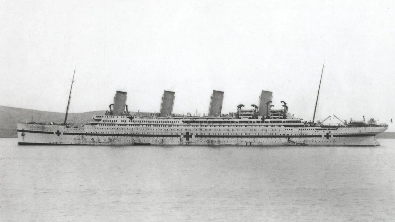 How did Britannic become a hospital ship during the First World War<br>
