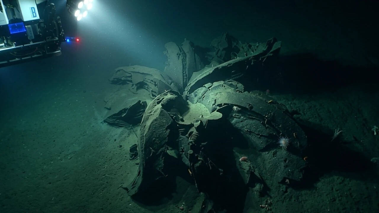 During NOAA Ship Okeanos Explorer's Gulf of Mexico 2014 expedition, scientists went in search of a possible shipwreck and instead found the remnants of two asphalt volcanoes, dubbed the "tar lilies." Known to exist in other areas of the world, this marks the first discovery of these geologic features in the Gulf of Mexico.