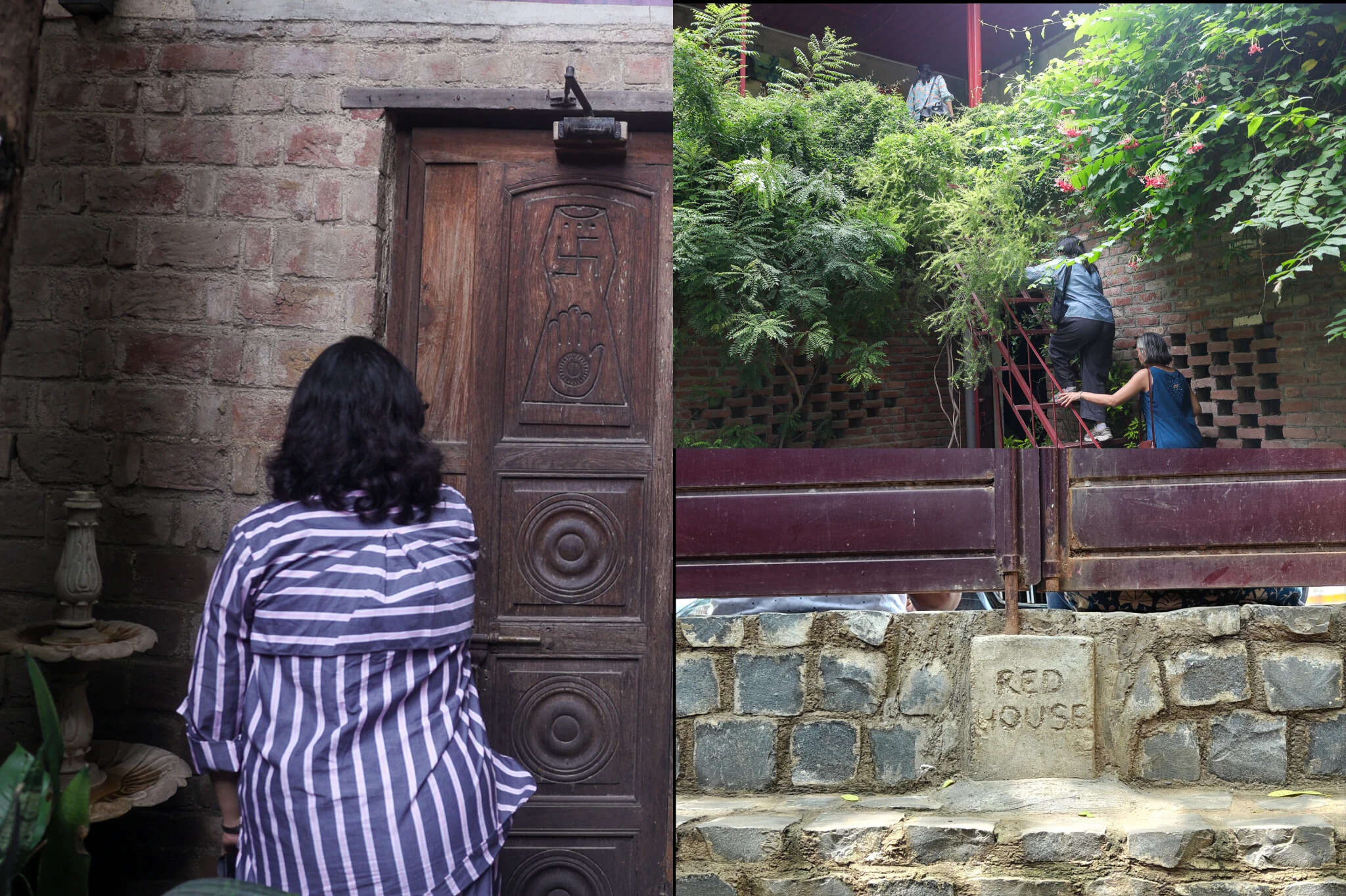With a door and fountain salvaged from maternal and paternal grandparents' homes, Eucalyptus trees planted in the 60s, and many memories preserved - the Red House is a living heritage<br>