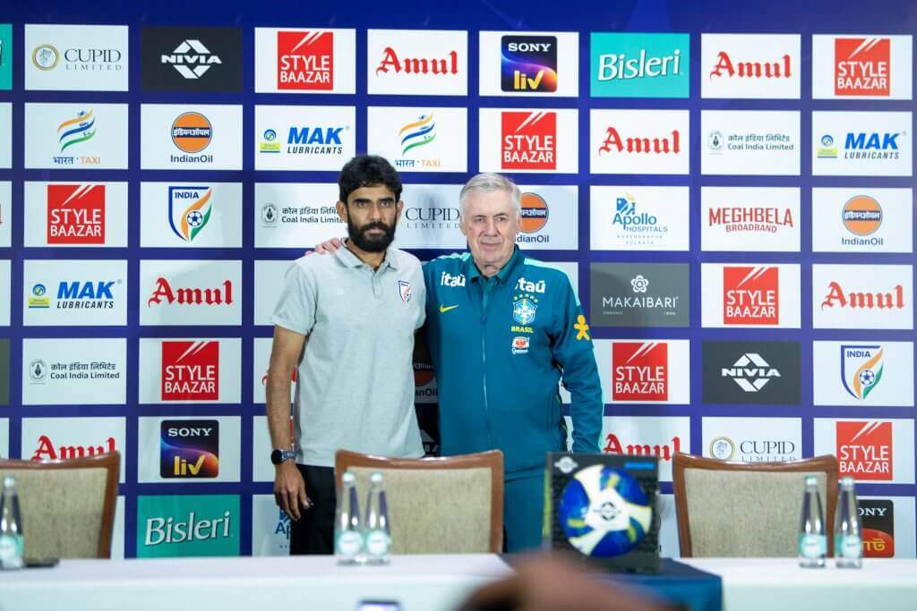 Khalid Jamil, Carlo Ancelotti (Photo/AIFF)