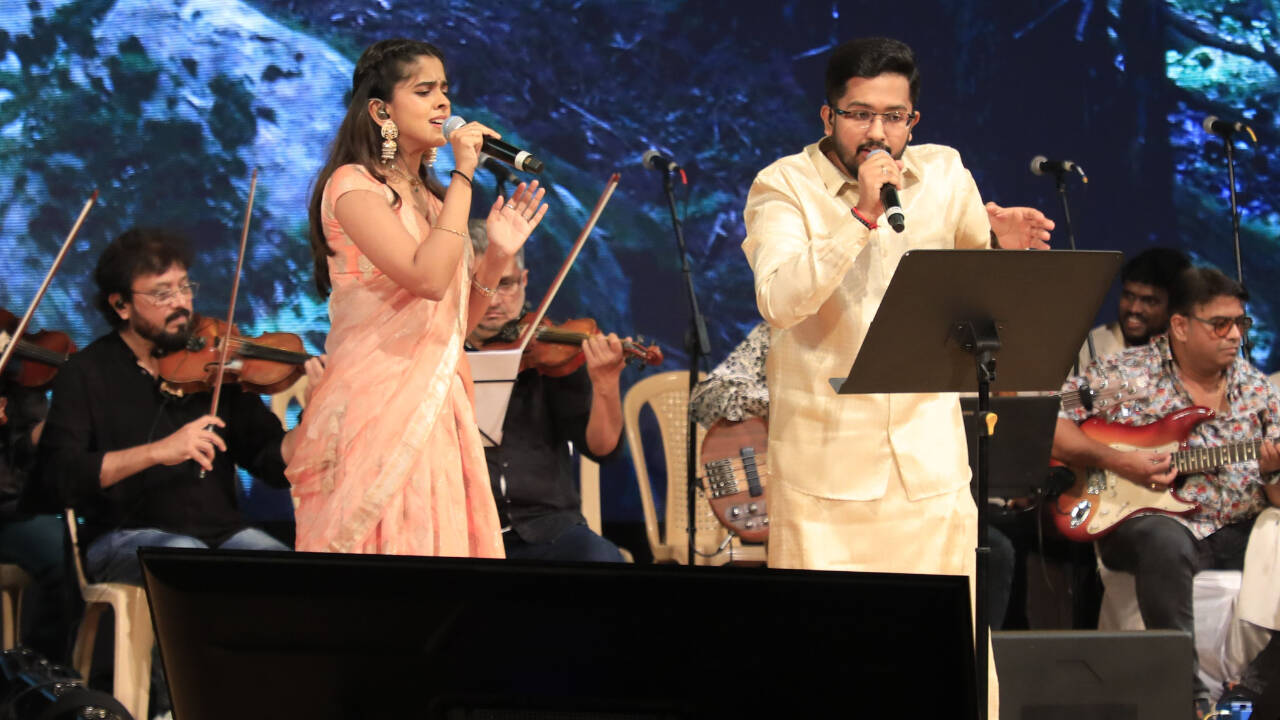 Uthara and Sai Vignesh