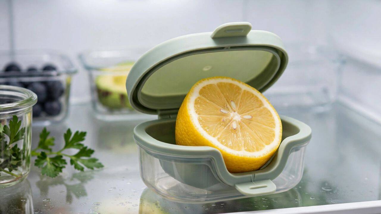 Place it in a specialised citrus storage container<br>