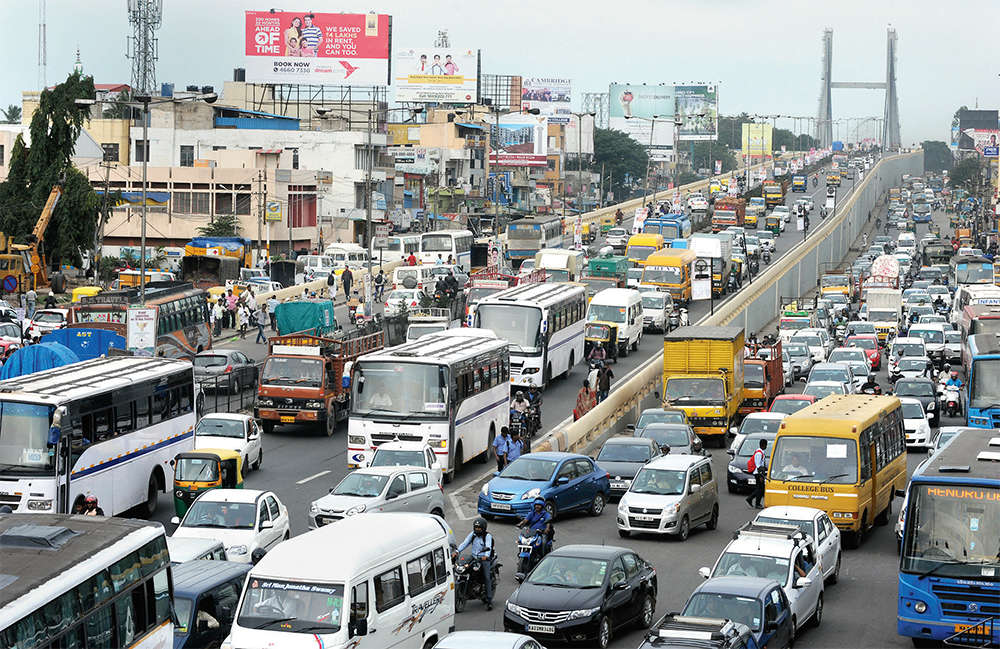 Flyovers Expected To Ease Traffic In Kr Puram