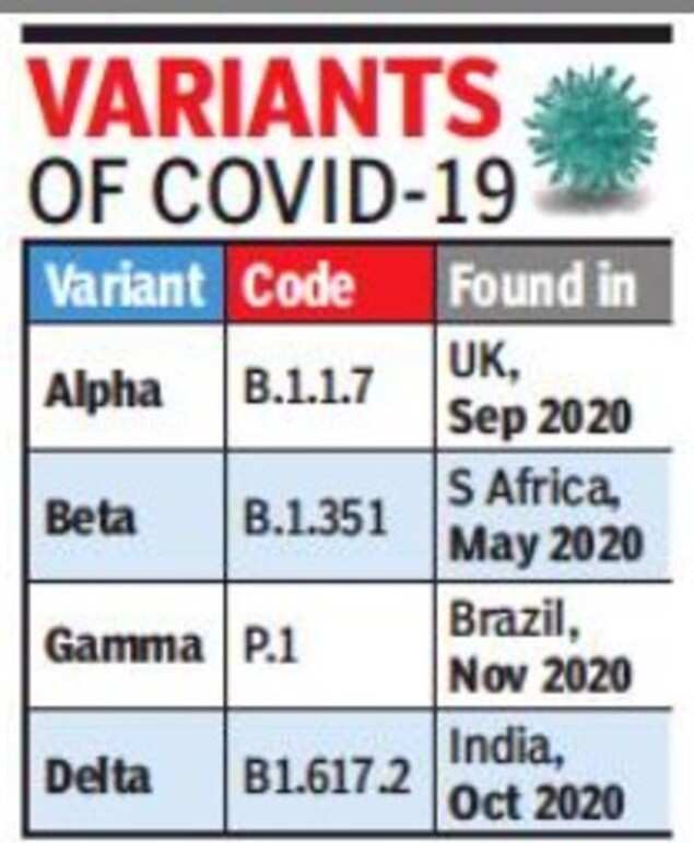 Delta Plus Covid Infection Detected In Bhopal Madhya Pradesh S First India S 7th Bhopal News Times Of India