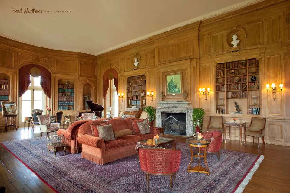 The 110,000-square-foot mansion has undergone a $40 million restoration.