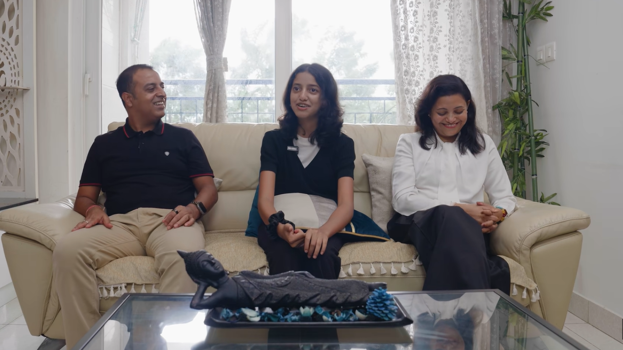 Sinchana manages the portfolio under her parents' supervision. (Photo courtesy: PowerUp Money)<br>