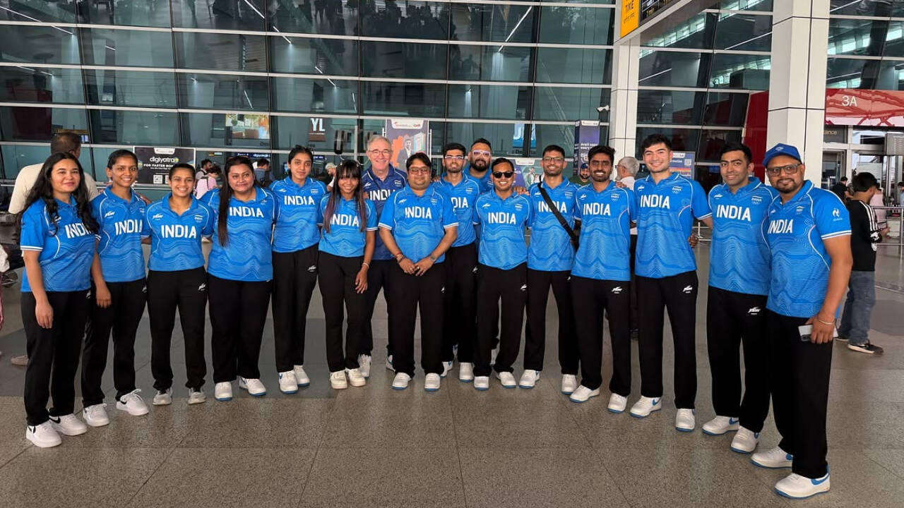 Indian table tennis contingent at Asian Games